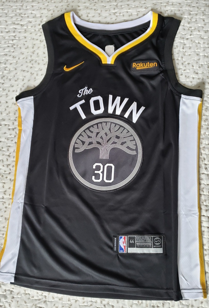 Camisa Nba Preta Do Golden State Warriors - The Town Curry - R$ 164,80 em Mercado Livre