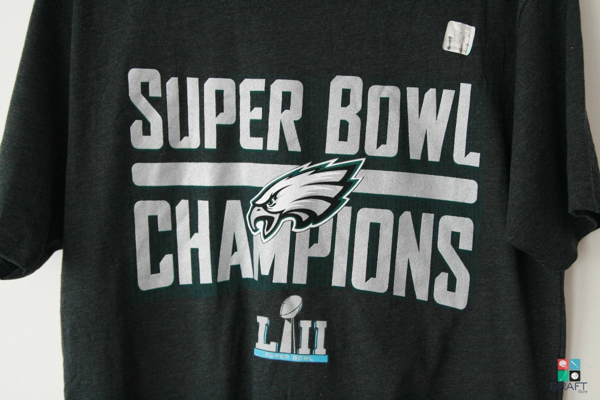 Philadelphia Eagles Super Bowl Champions Tshirt Sport Gray