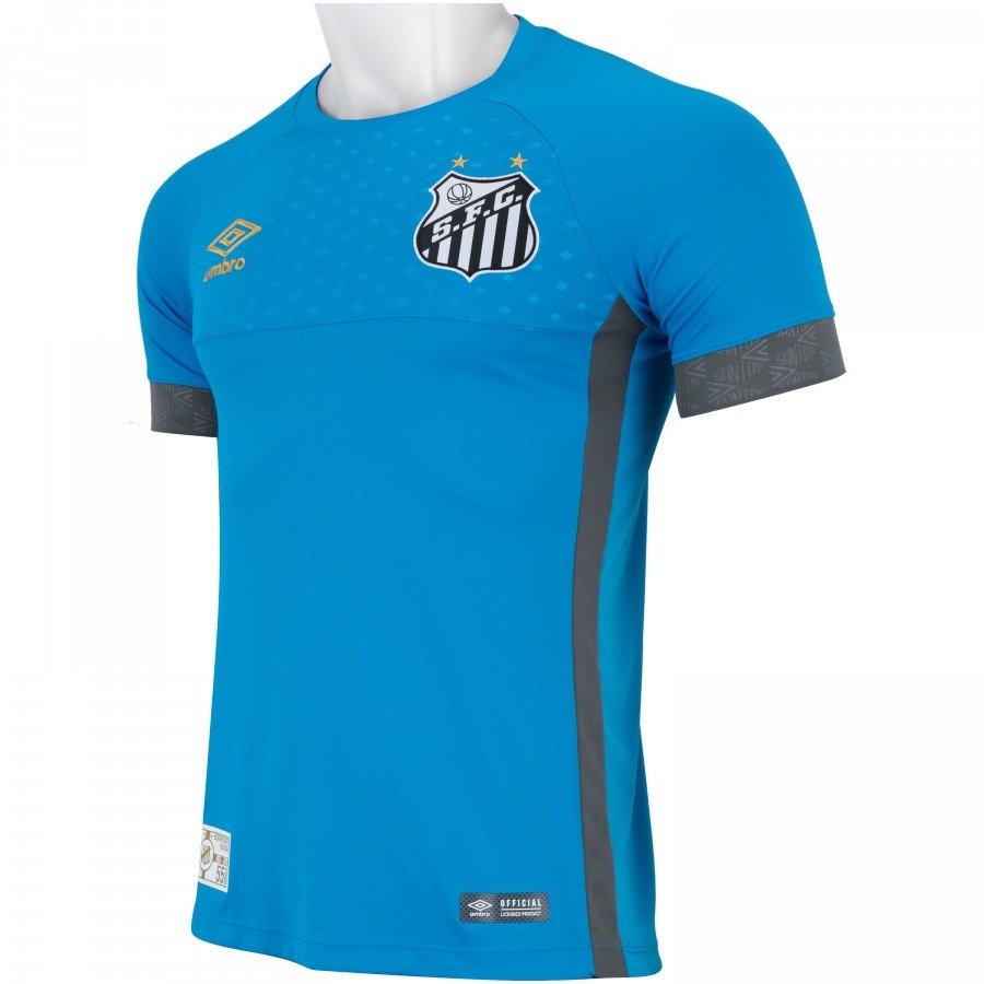 Camisa Oficial Goleiro Santos I 2018 Umbro - 784279 - R ...