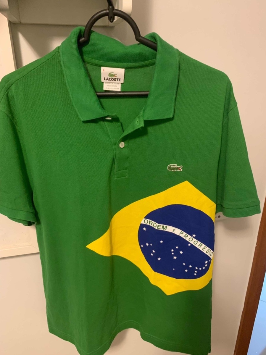teléfono Hecho para recordar Injusto Camisa Polo Lacoste Flag Brasil Tam. 6 G Original Raridade!! - R ... teléfono Hecho para recordar Injusto Camisa Polo Lacoste Flag Brasil Tam. 6 G Original Raridade!! - R ...
