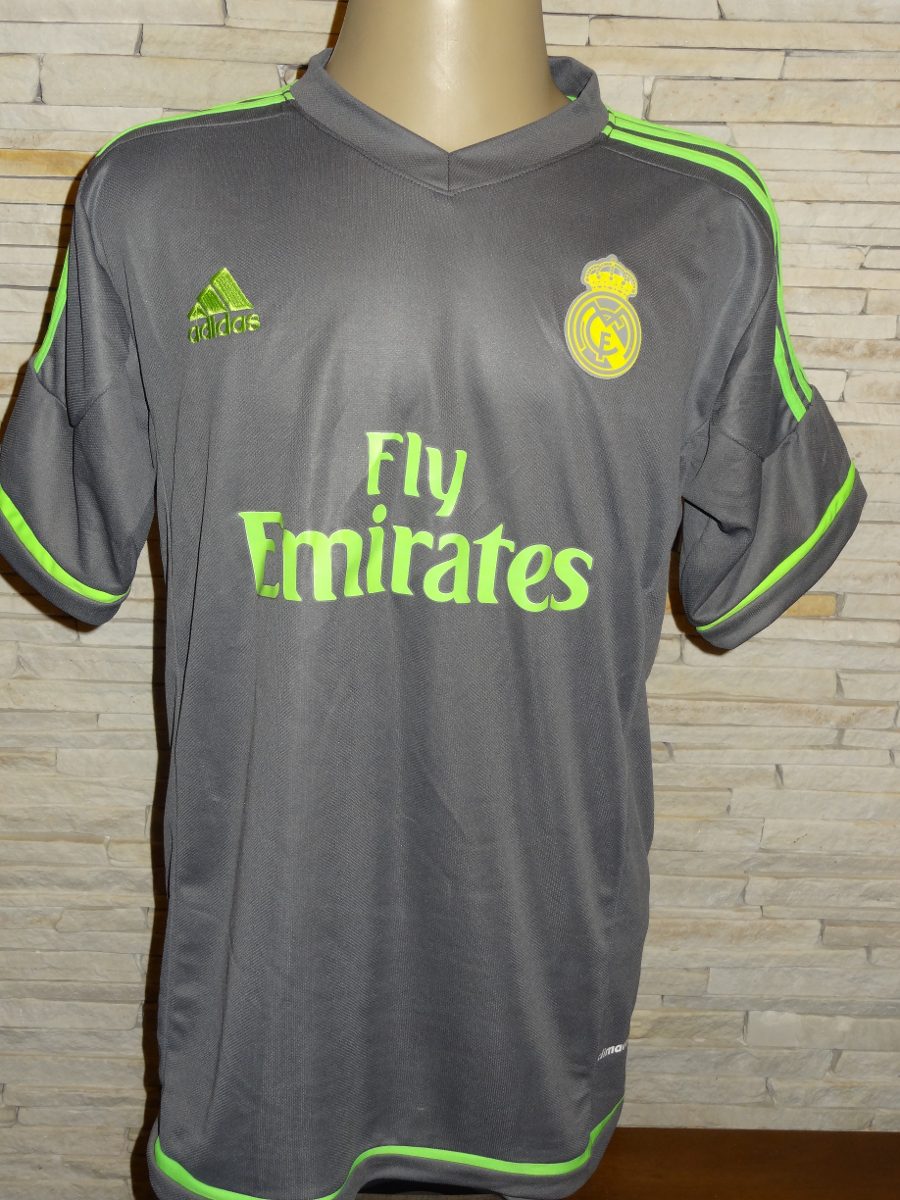 camisa real madrid cinza