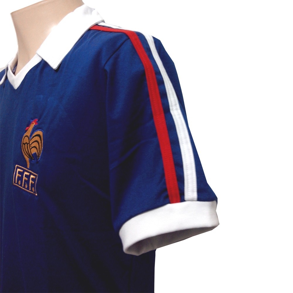 Camisa Retro Da França 1986 Seleção Francesa Copa 86 - R ...