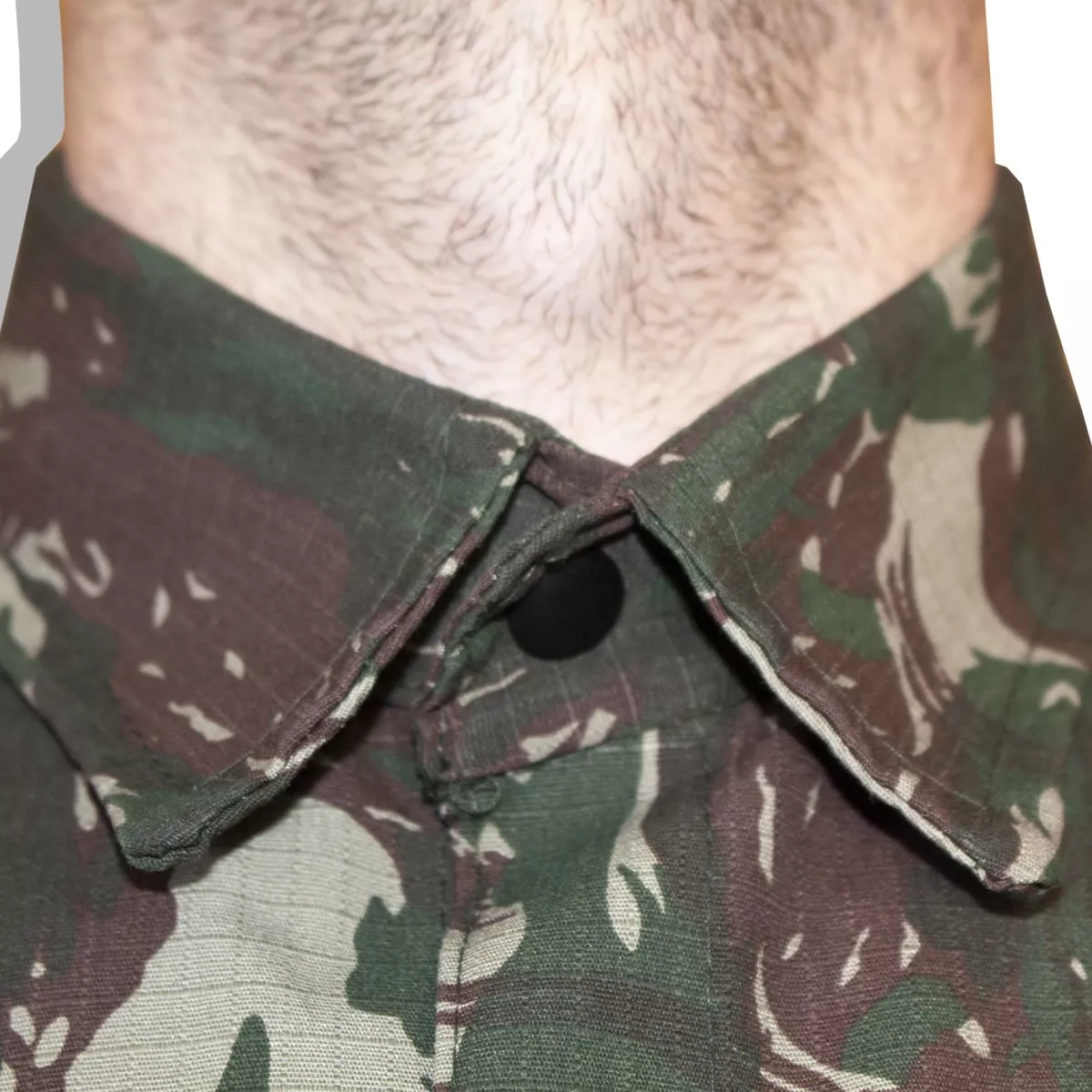 camisa sarja militar masculina