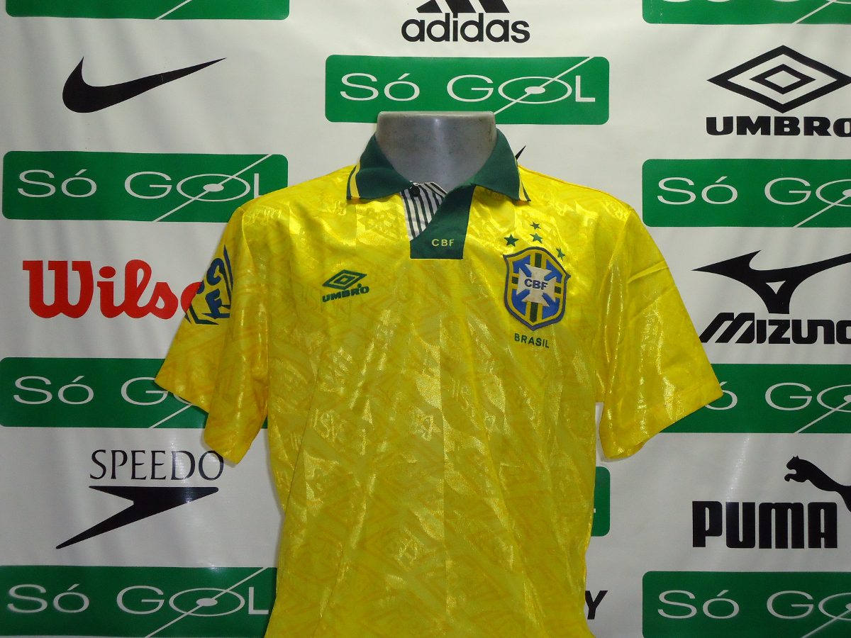 Camisa Seleção Brasileira 1993 Romário Umbro Oficial ...