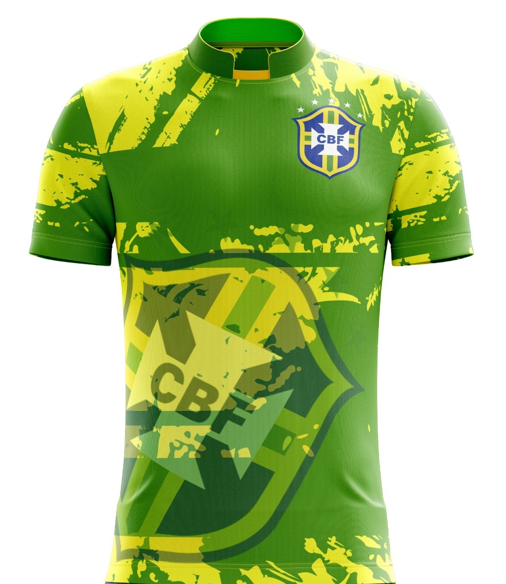 Macaco Com Camisa Do Brasil Camisa Seleção Brasileira/brasil/copa/2018/mascote/verde - R$ 45,00 em