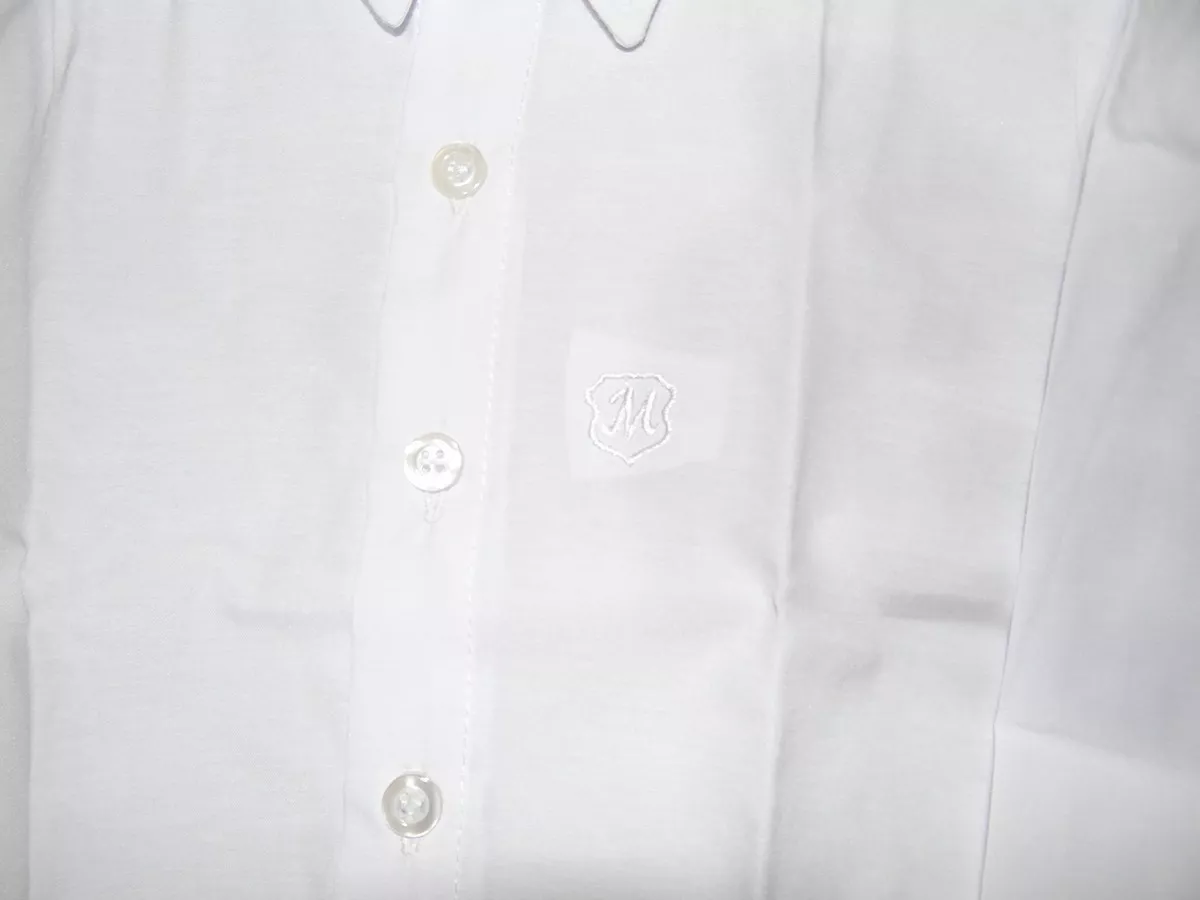 camisa social manga longa branca