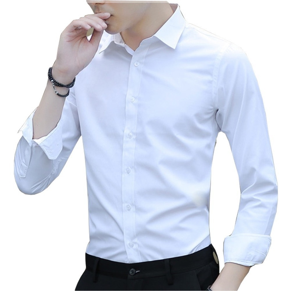 camisa social masculina branca