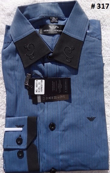 camisa social armani masculina