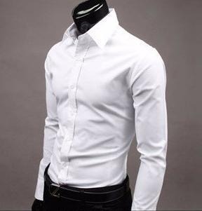 camisa branca social masculina