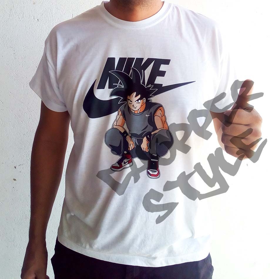 camiseta nike goku