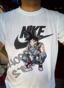 camiseta nike goku