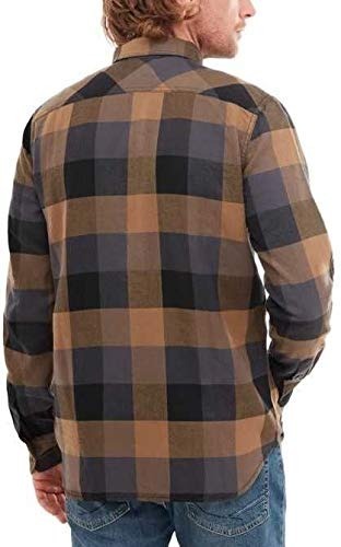 Camisa Vans Box Flannel A Cuadros Marron - $ 2.990,00 en Mercado Libre