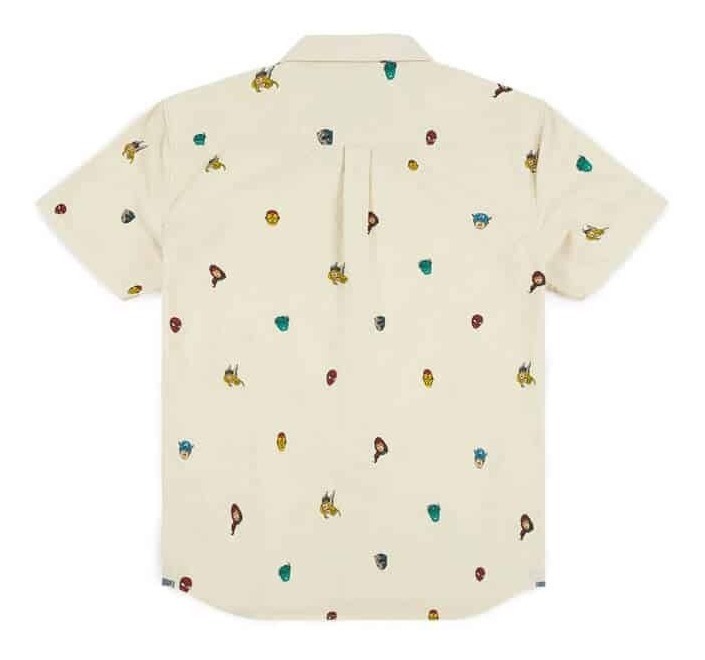camisa marvel vans