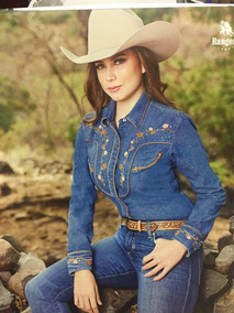 camisa vaquera blanca mujer