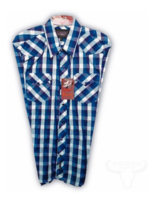 camisa vaquera cuadros hombre