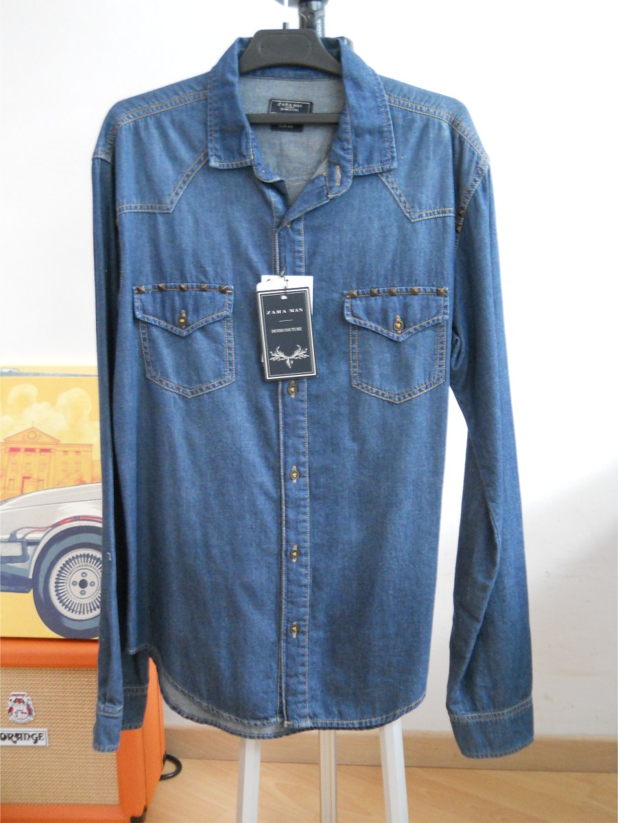 camisa vaquera hombre zara