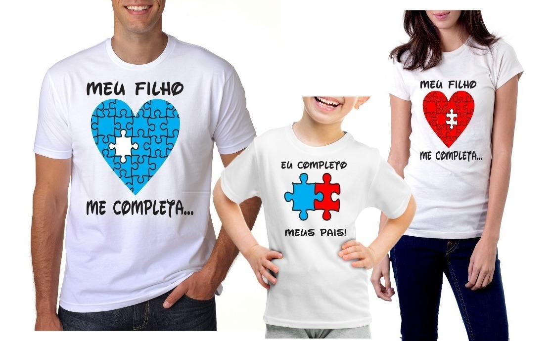 camisa para pai mae e filho