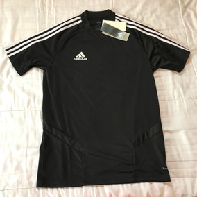 camiseta negra adidas hombre