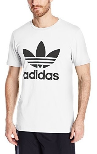 camiseta adidas hombre blanca