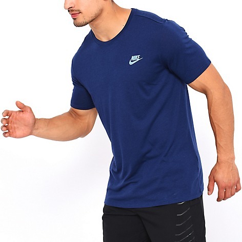 camiseta azul nike