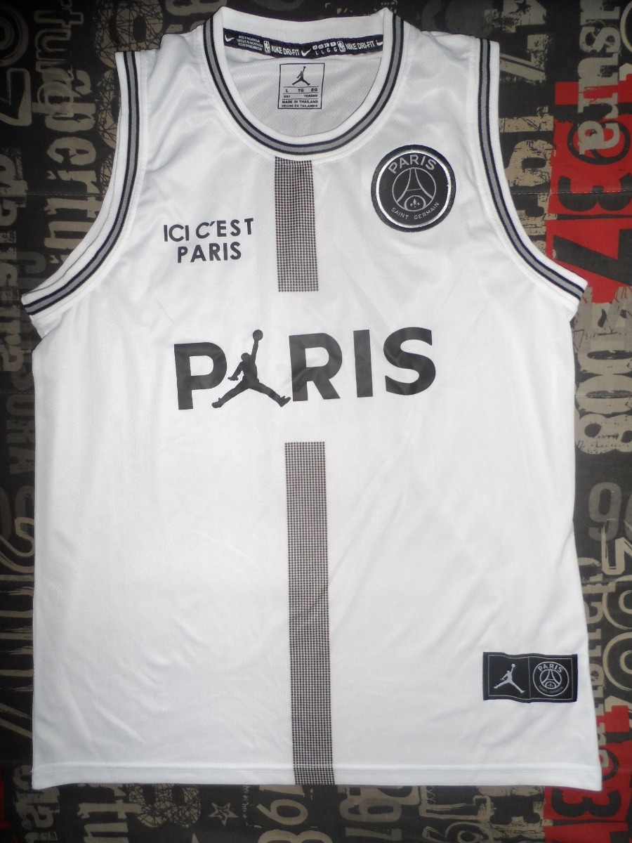 Camiseta Basketball Psg Jordan #23 Blanca(envío Gratis) - $ 18.990 en Mercado Libre