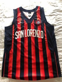 camiseta de basquet san lorenzo
