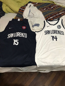 camiseta de basquet san lorenzo