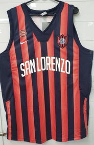 camiseta de basquet san lorenzo