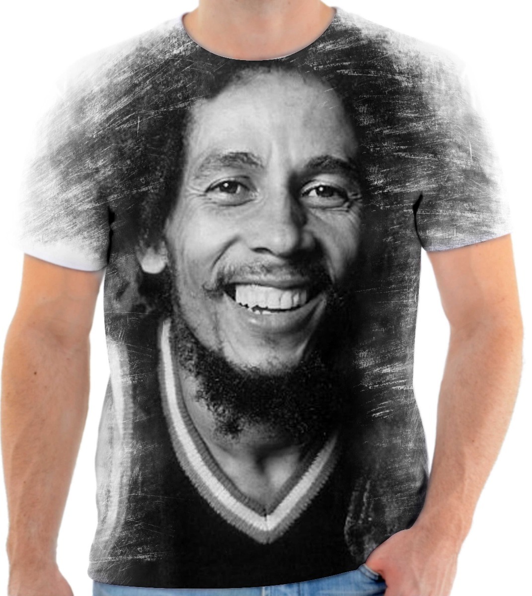 Camiseta Blusa Personalizada Bob Marley Mºsicas Frases Jah 3