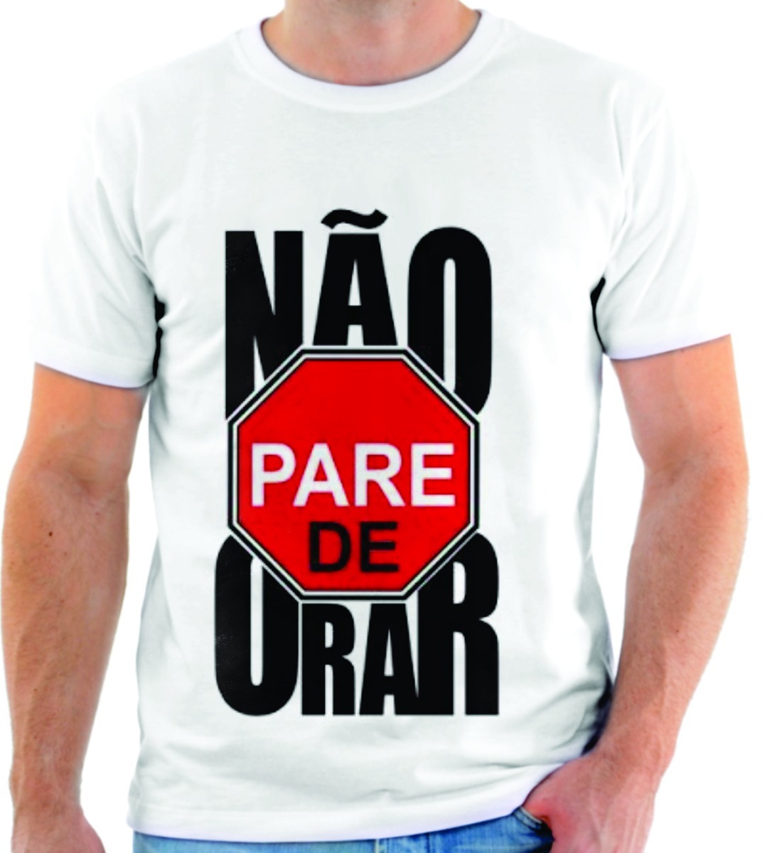 blusa com frase evangélica