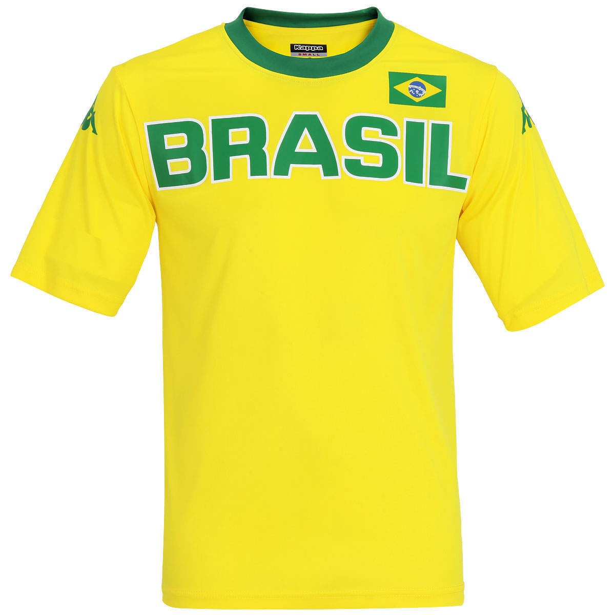 Camiseta Camisa Do Brasil Kappa Olimpiadas Futebol M - R ...