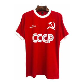 Camiseta Cccp - Urrs Homenaje Mundiales Retro Roja