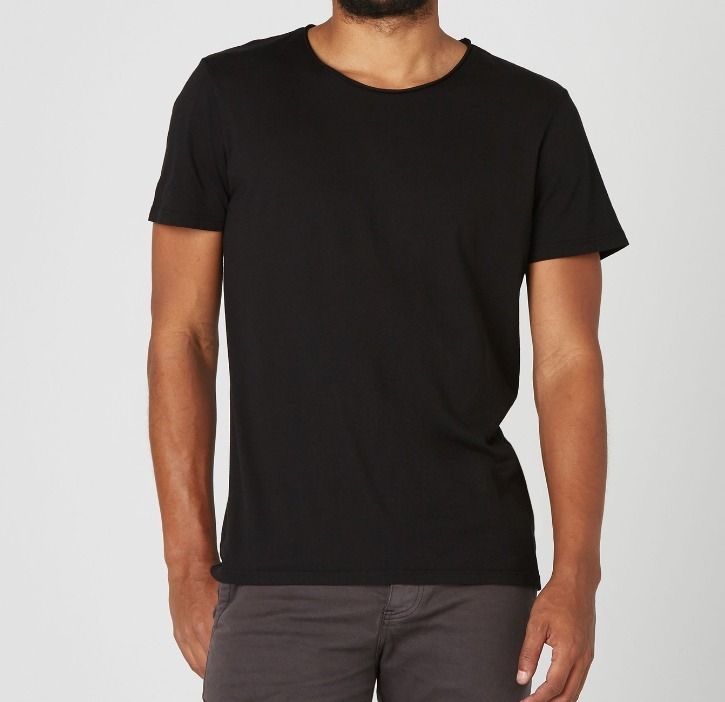 Camiseta En Negro Cuello Redondo Para Talla M Color Hombre ukXPiZ