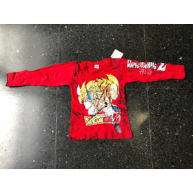 Camiseta De Algodón Dragon Ball Z (db) Roja Talle 2