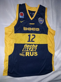 camiseta de boca basquet