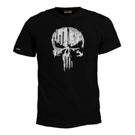 Camiseta Estampada Cráneo Hombre Eco Inpmv