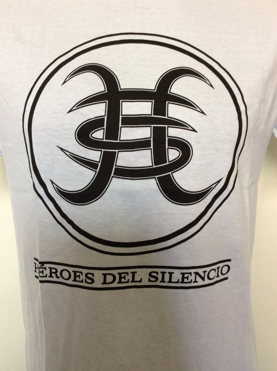 Camiseta Heroes Del Silencio Logo Rock Metal Comics Anime