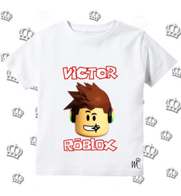 Camiseta Roblox Infantil Tamanho 6 Camisetas Manga Curta 6 Com O Melhores Precos No Mercado Livre Brasil - camiseta infantil roblox boneco logo personalizada com nome