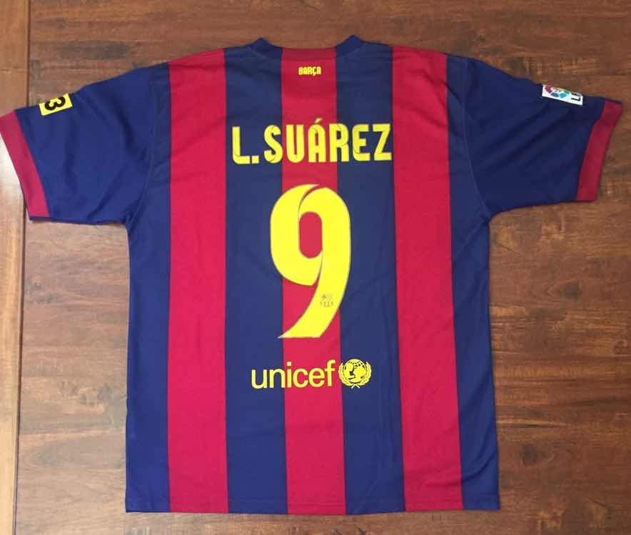 camiseta luis suarez