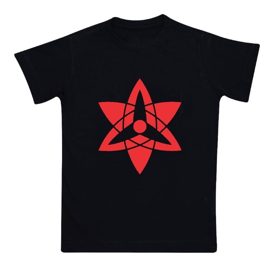 Camiseta Mangekyou Sharingan Eterno Sasuke Uchiha