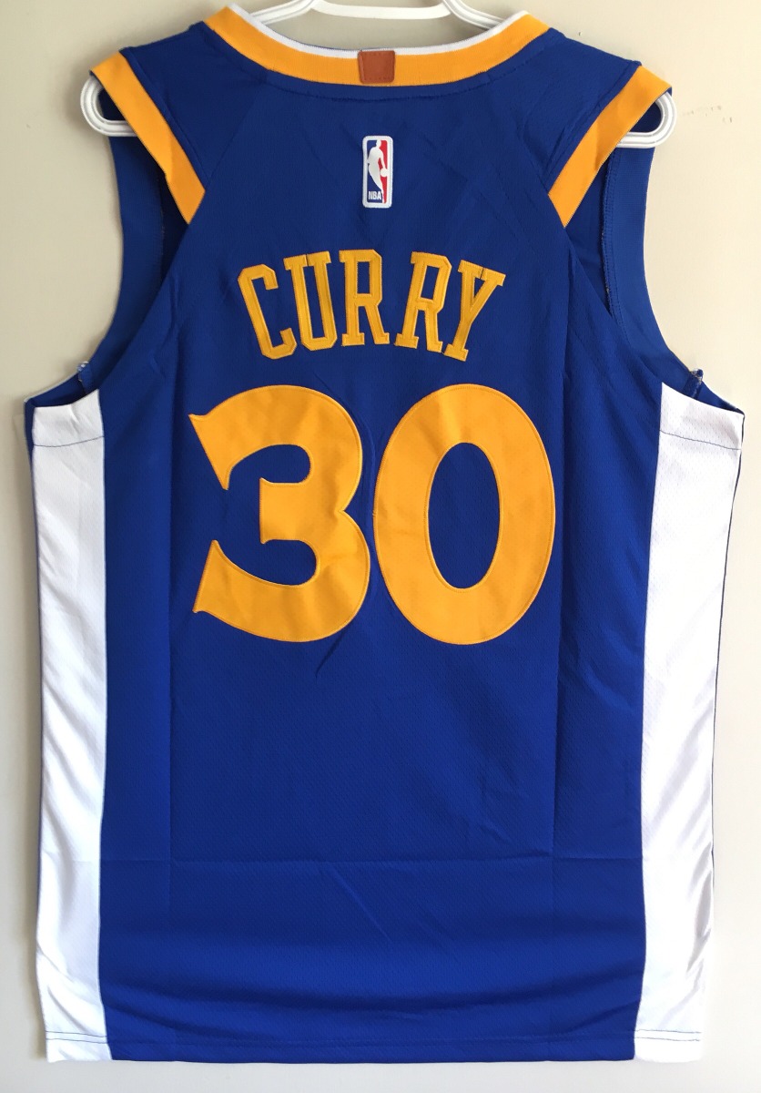 Camiseta Nba Golden State Warriors Stephen Curry Azul 2018 - $ 21.990 en Mercado Libre