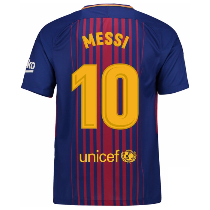 Camiseta Nike Fc Barcelona 2017/18 - Messi 10 - Stadium - S/ 249,99 en Mercado Libre