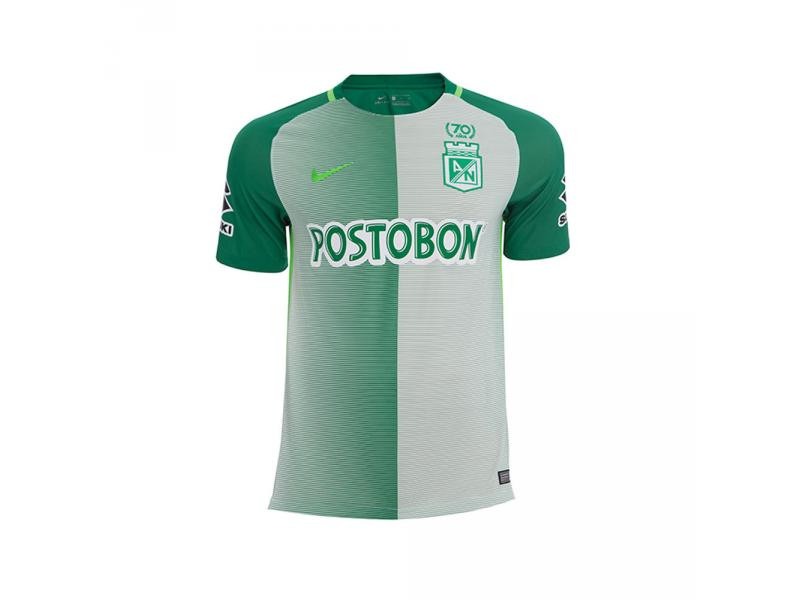 Camiseta Oficial Atlético Nacional Local 2017 Nike + Cupón ...