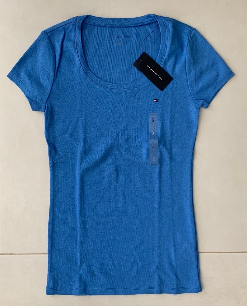 Camiseta Original Feminina Tommy Hilfiger P Blusas Hollister - R$ 153,73 em Mercado Livre