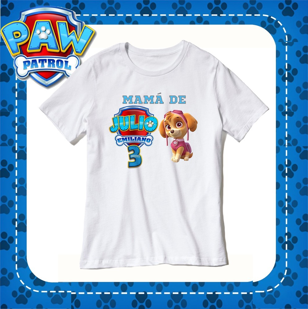 camisas de paw patrol