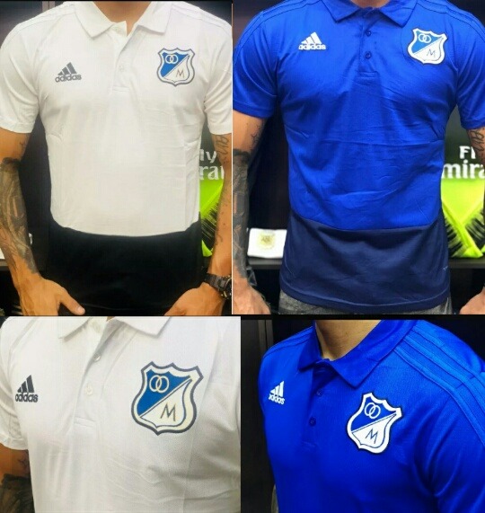 camiseta polo millonarios