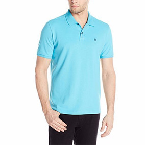 camisa polo azul cielo