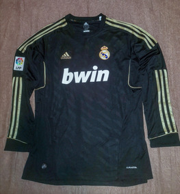 Camiseta Real Madrid Mangas Largas Temporada 2012 - t shirt adidas negro roblox png
