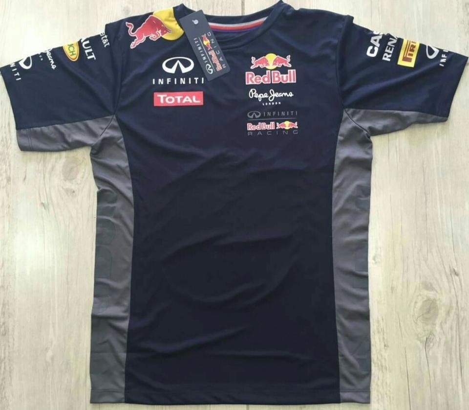 camisa da red bull preta