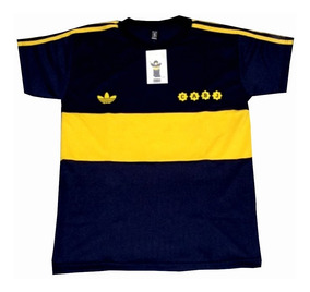 camiseta boca retro adidas